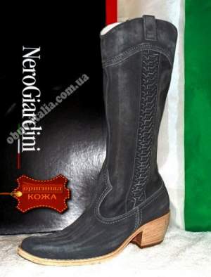 Сапоги женские кожаные фирмы Nero Giardini п-о Италия оригинал